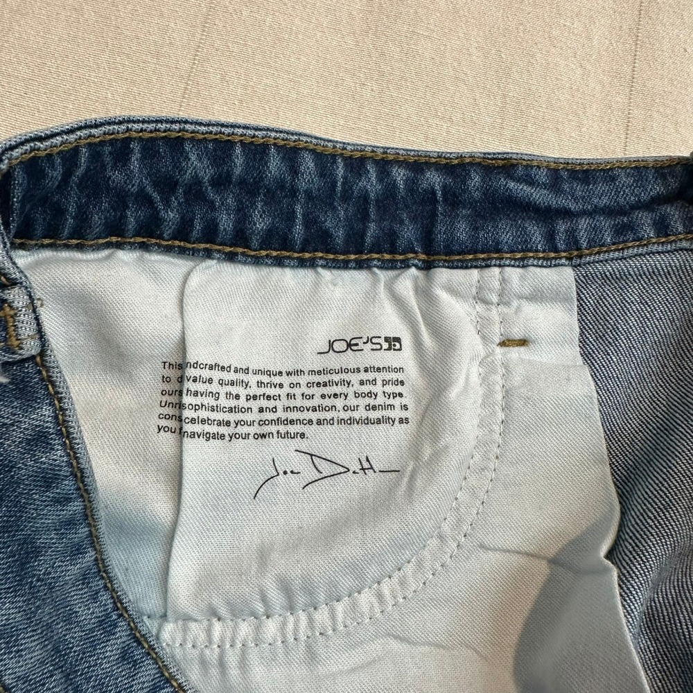 Joe's Jeans | The Ozzie 4" Cut Off Shorts Blue | Women's 33 - Picture 6 of 8